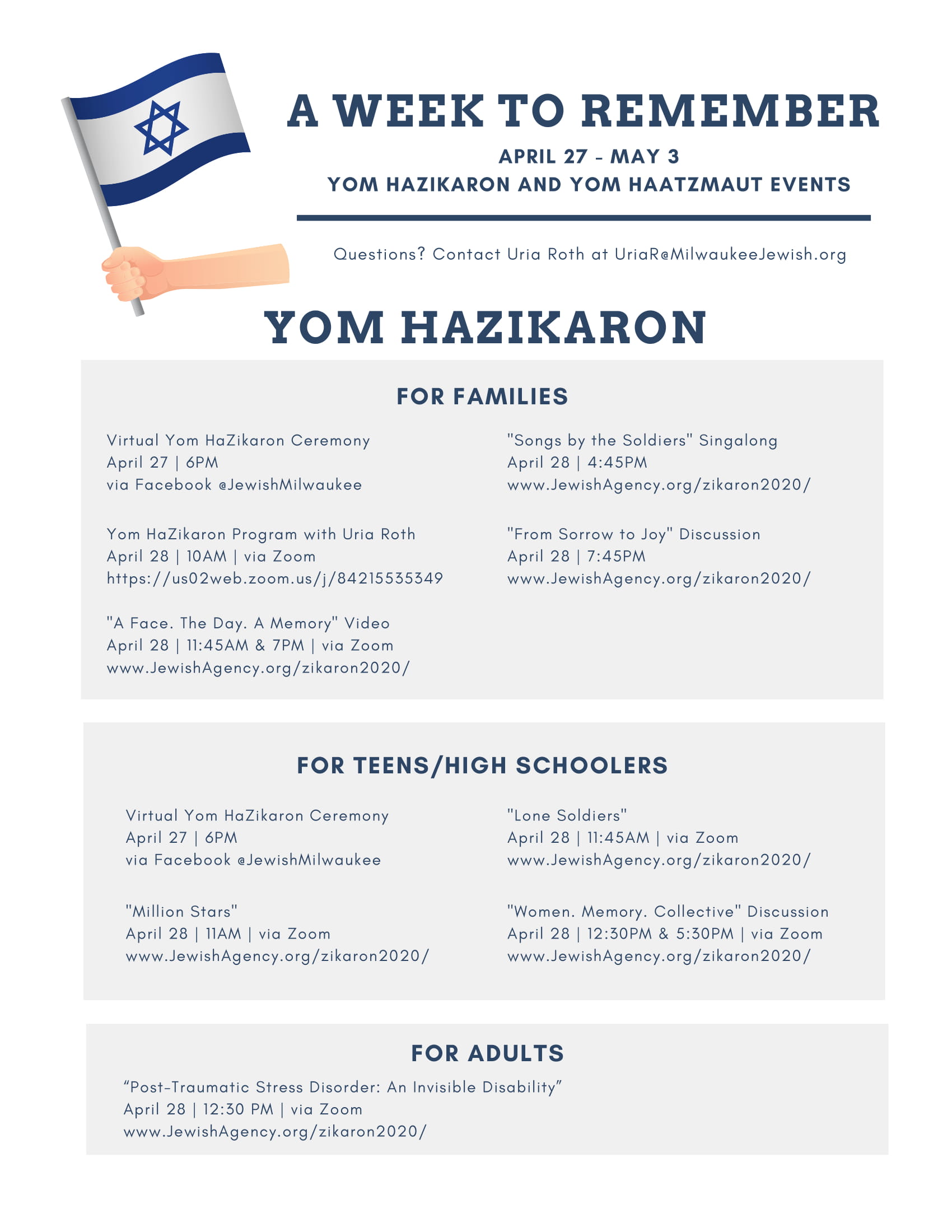 A week to remember Yom Hazik and Haatz-1
